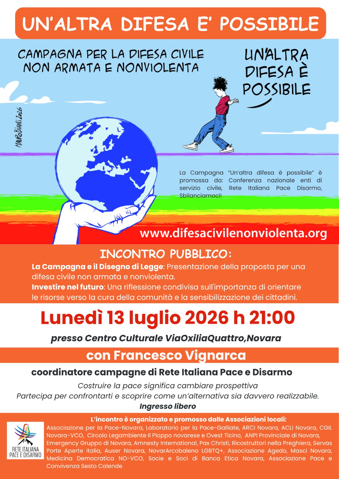 Presentazione della campagna "Un'altra difesa è possibile"