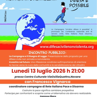 Presentazione della campagna "Un'altra difesa è possibile"